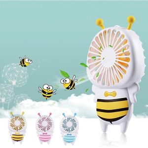한손에 쏙~ 귀여운 LED꿀벌 미니 선풍기 짧은 충전이지만 긴 지속시간!