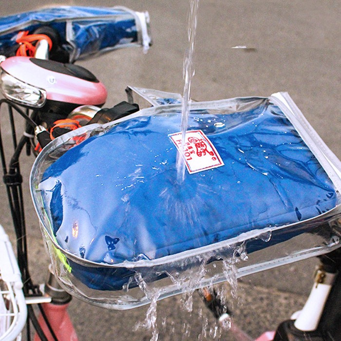 투명 PVC 자전거 장갑커버 오토바이겸용 방수커버 방한장갑커버 토시 방한 방풍 킥보드 빗물